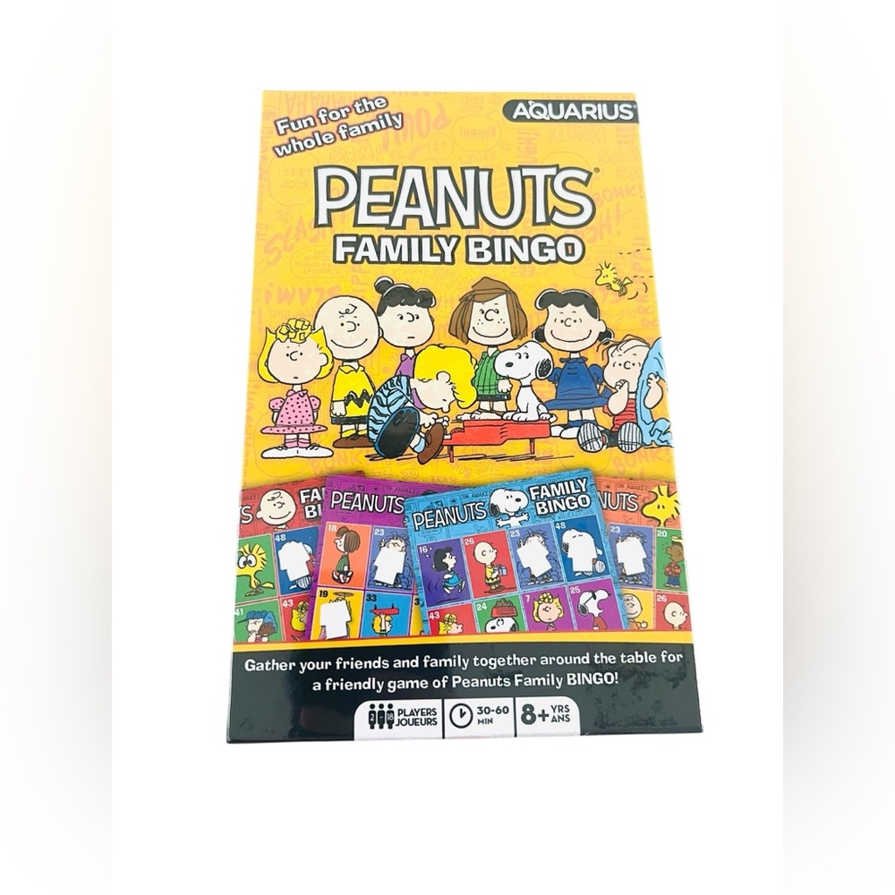 Peanuts Bingo by Aquarius – Family Game Night Favorite!